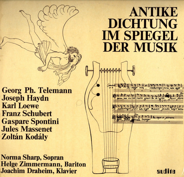 Norma Sharp, Helge Zimmermann, Joachim Draheim : Antike Dichtung Im Spiegel Der Musik (LP)