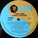 Charles Aznavour : I Have Lived (LP, Album)