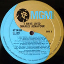 Charles Aznavour : I Have Lived (LP, Album)