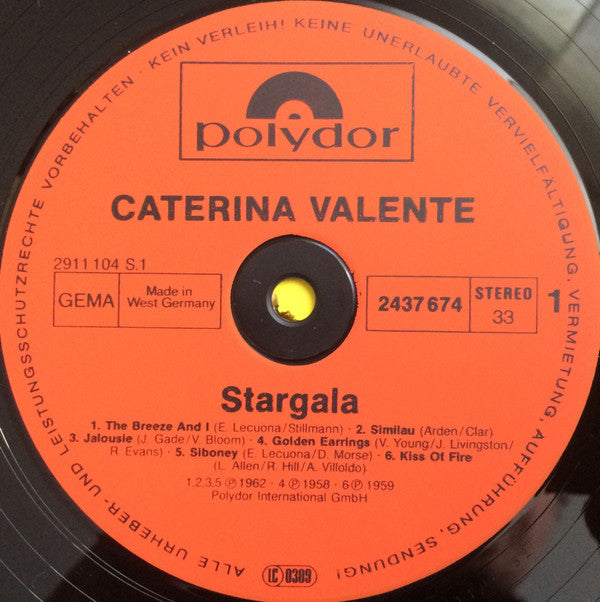 Caterina Valente : Stargala (2xLP, Comp, Gat)