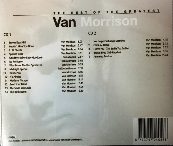 Van Morrison : The Best Of The Greatest (2xCD, Comp)