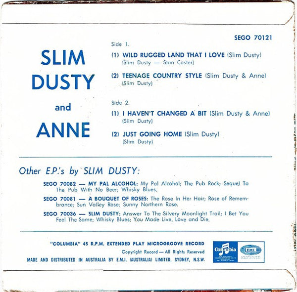 Slim Dusty And Anne : Slim Dusty And Anne (7", EP)