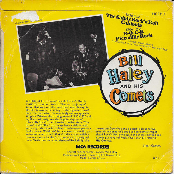 Bill Haley And His Comets : Rock! (7", EP, Mono, Pus)
