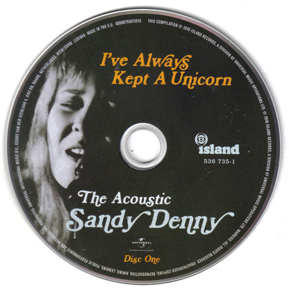 Sandy Denny : I've Always Kept A Unicorn: The Acoustic Sandy Denny (2xCD, Comp)