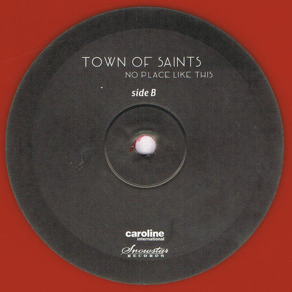 Town Of Saints : No Place Like This (LP, Album, Red)