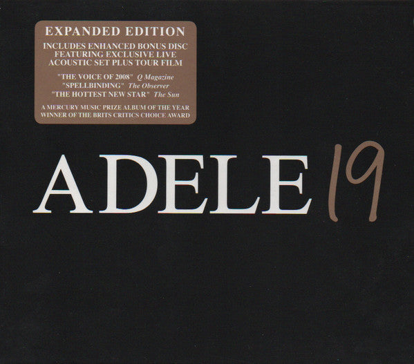 Adele (3) : 19 (CD, Album, RE + CD, Enh + Exp)