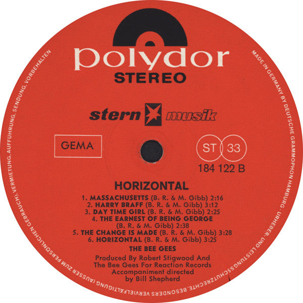 Bee Gees : Horizontal (LP, Album)