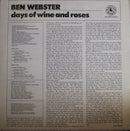 Ben Webster : Days Of Wine And Roses (LP, Album)