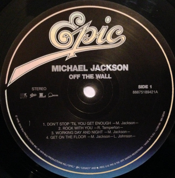 Michael Jackson : Off The Wall (LP, Album, RE, Gat)