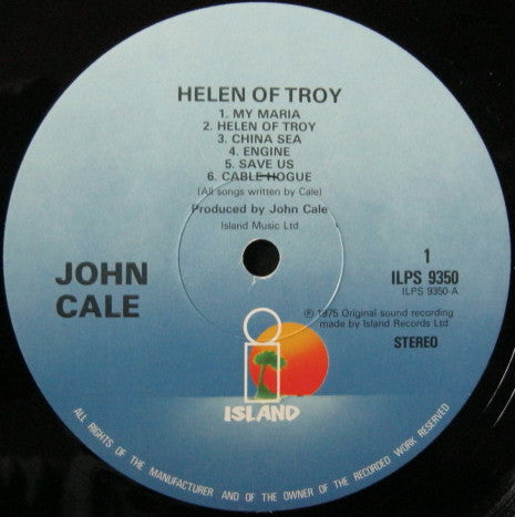 John Cale : Helen Of Troy (LP, Album, RE)