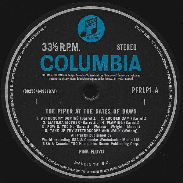 Pink Floyd : The Piper At The Gates Of Dawn (LP, Album, RE, RM, 180)