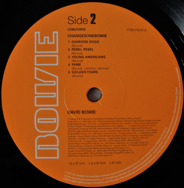David Bowie - David Bowie - ChangesOneBowie  (LP) - Discords.nl