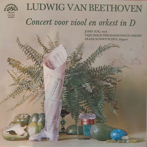 Franz Konwitschny : Ludwig van  Beethoven Concert Voor Viool En Orkest In D (LP)