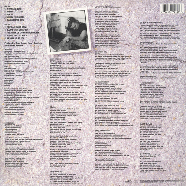 Steve Earle & The Dukes : Exit 0 (LP, Album, RE)