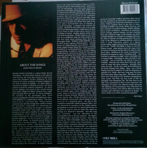 Bob Dylan : World Gone Wrong (LP, Album, RE, RM, 180)