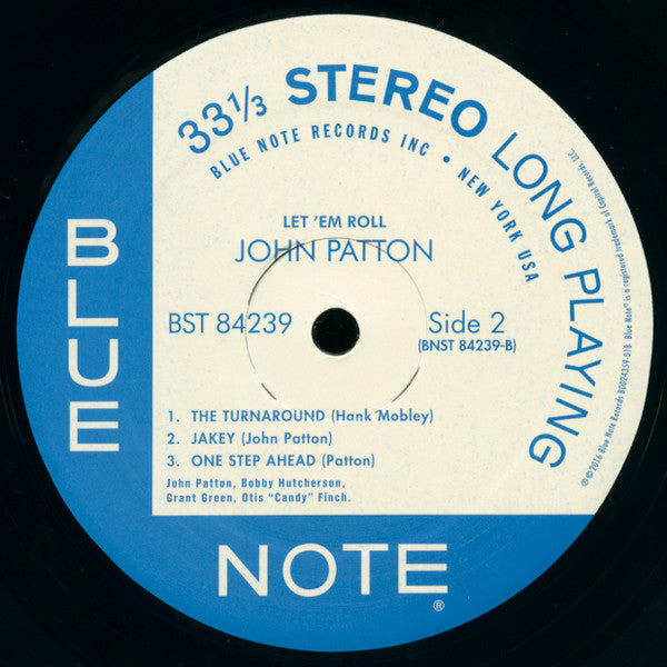 John Patton : Let 'Em Roll (LP, Album, RE)