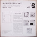 Johann Sebastian Bach - André Navarra : Suites Pour Violoncelle 5 Et 6 BWV 1011 Et 1012 (LP)