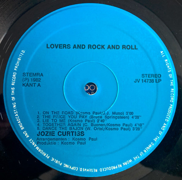 Jozie Curtiss : Lovers And Rock And Roll (LP, Album)