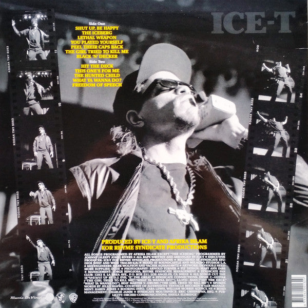 Ice-T : The Iceberg (Freedom Of Speech... Just Watch What You Say) (LP, Album, RE, 180)