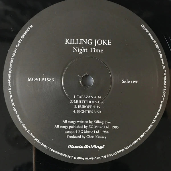 Killing Joke : Night Time (LP, Album, RE, RM, 180)