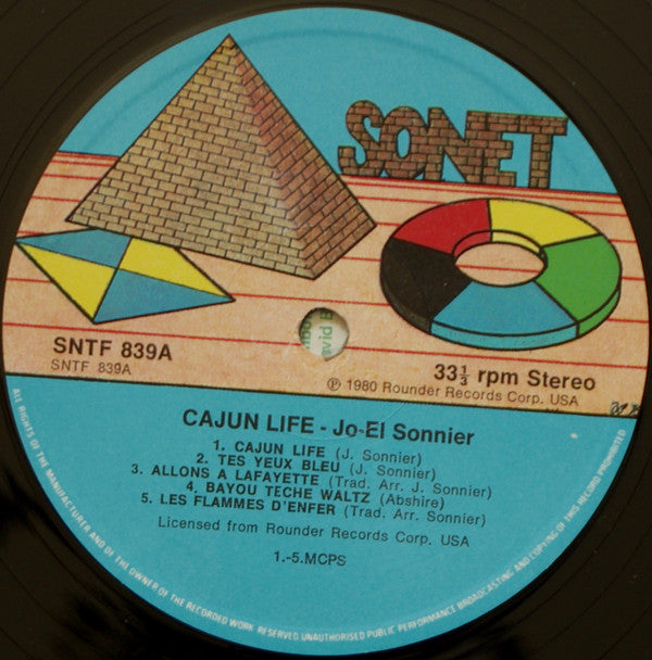 Jo-El Sonnier : Cajun Life (LP, Album)