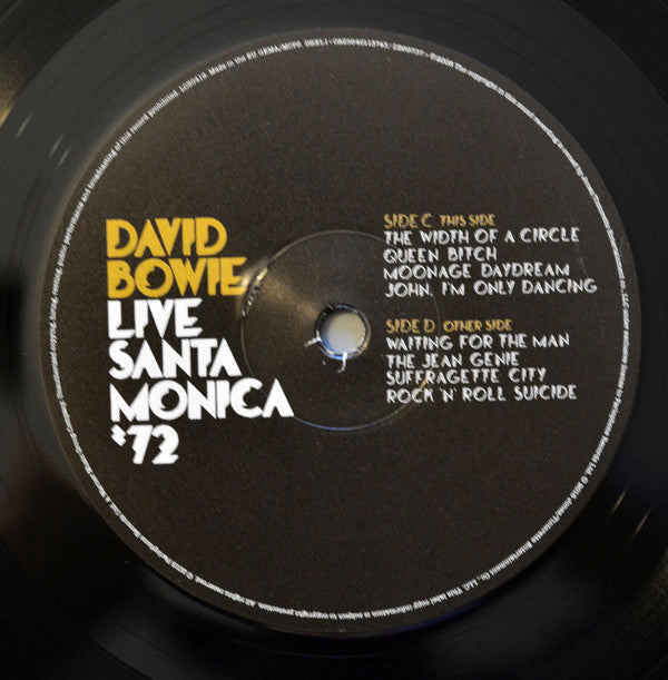 David Bowie : Live Santa Monica '72 (2xLP, Album, RE)