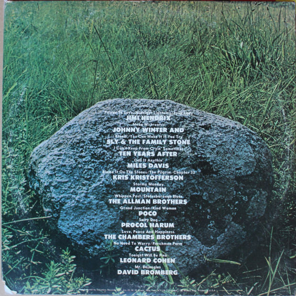 Various : The First Great Rock Festivals Of The Seventies - Isle Of Wight / Atlanta Pop Festival (3xLP)
