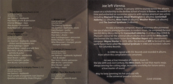 Joe Zawinul : The ESC Years (CD, Comp)