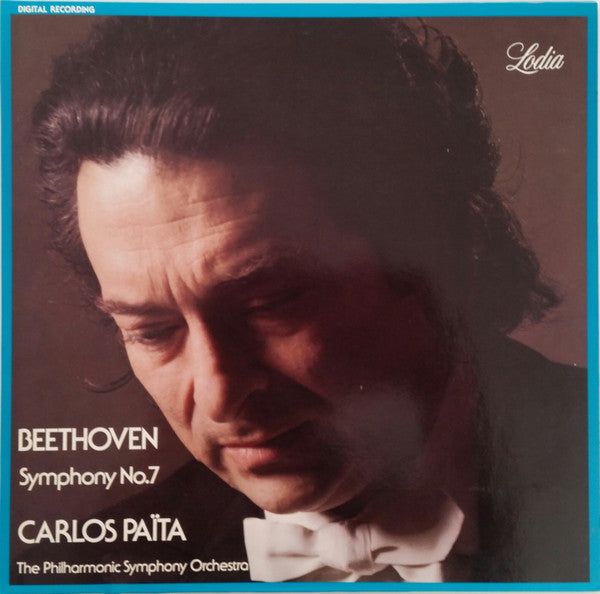 Carlos Païta, Ludwig van Beethoven, The Philharmonic Symphony Orchestra : Symphony No. 7 In A-Major (LP, Album, Gat)
