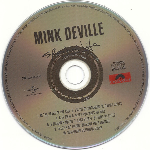 Mink DeVille : Sportin' Life (CD, Album, RE)