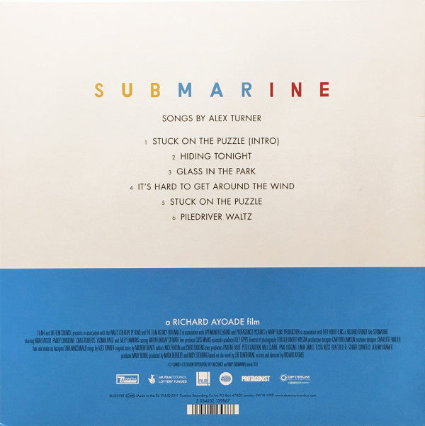 Alex Turner : Submarine (10", EP, Ltd, RE)