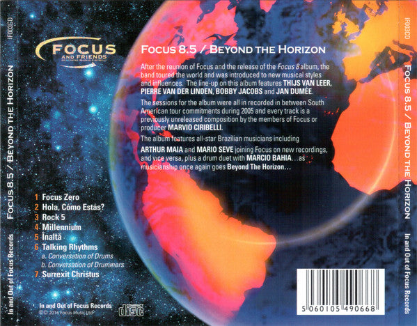 Focus And Friends Featuring Marvio Ciribelli : Focus 8.5 / Beyond The Horizon (CD)