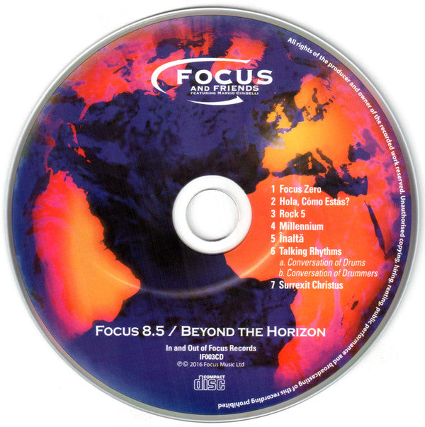 Focus And Friends Featuring Marvio Ciribelli : Focus 8.5 / Beyond The Horizon (CD)