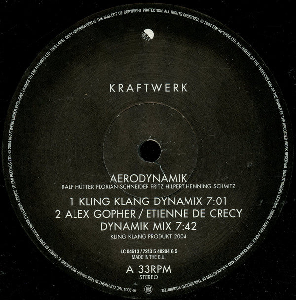 Kraftwerk - Aerodynamik (12" Tweedehands) - Discords.nl