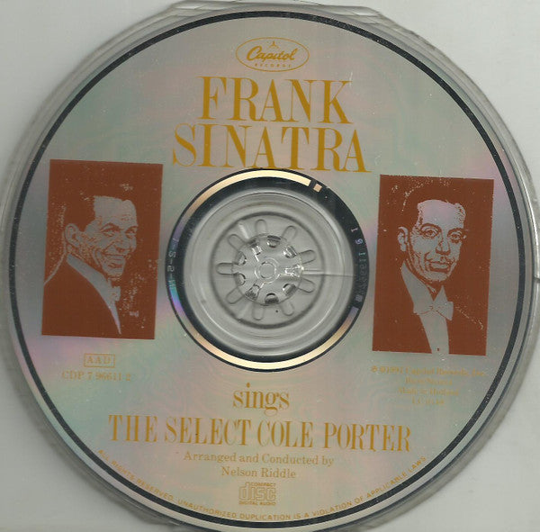 Frank Sinatra : Sings The Select Cole Porter (CD, Comp, RE)