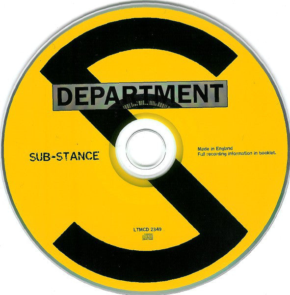 Department S : Sub-Stance (CD, Comp, RM)
