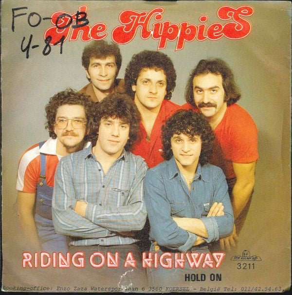 The Hippies (5) : Riding On A Highway (7", Single)