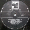 Franz Schubert / Ludwig van Beethoven - Robert Bex, André Krust : Sonate Arpeggione En La Mineur / Variations Sur Des Thèmes De «La Flûte Enchantée» De Mozart (LP, RE)