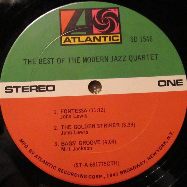 The Modern Jazz Quartet : The Best Of (LP, Comp, Ter)