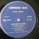 Netherlands Wind Ensemble* - Geert van Keulen / Tristan Keuris / Wim Laman / Diderik Wagenaar : Chords / Capriccio / Musica Subtilior / Liederen (LP)