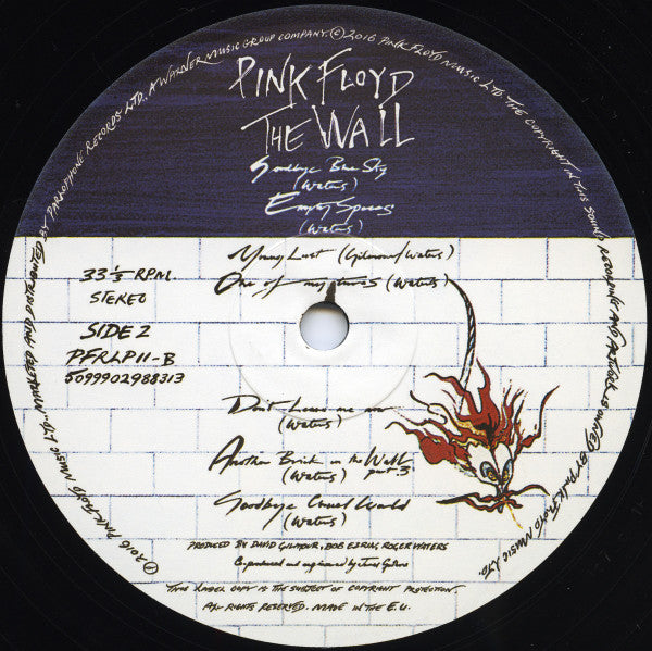 Pink Floyd : The Wall (2xLP, Album, RE, RM, Gat)