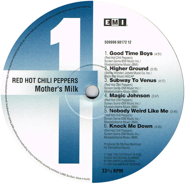 Red Hot Chili Peppers - Mothers Milk (LP) - Discords.nl