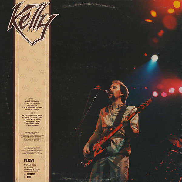 Kelly Groucutt : Kelly (LP, Album)