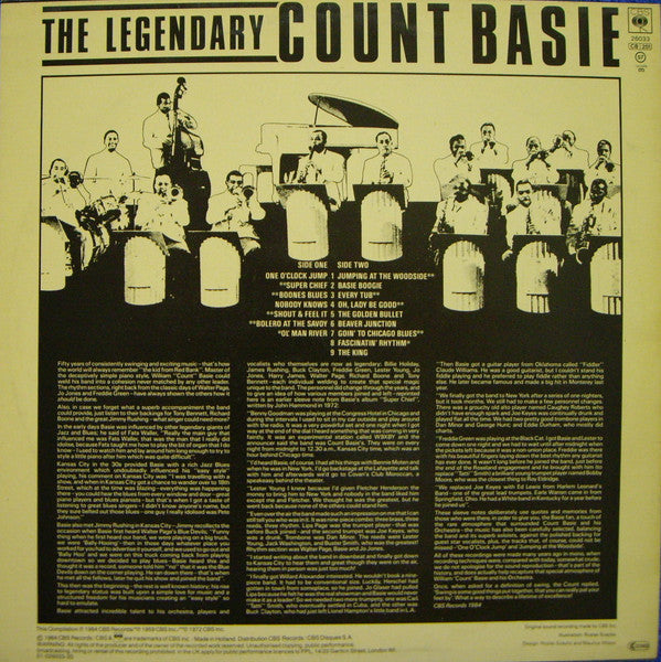 Count Basie : The Legendary Count Basie (LP, Comp)