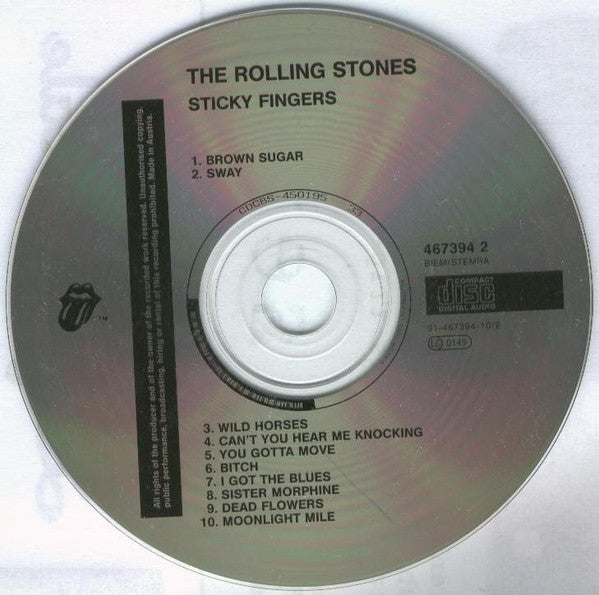 Rolling Stones, The - Sticky Fingers (CD Tweedehands) - Discords.nl