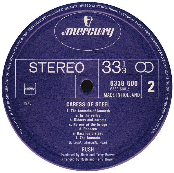 Rush - Caress Of Steel (LP Tweedehands) - Discords.nl