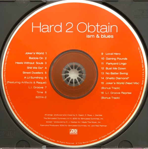 Hard 2 Obtain - Ism & Blues (CD Tweedehands) - Discords.nl