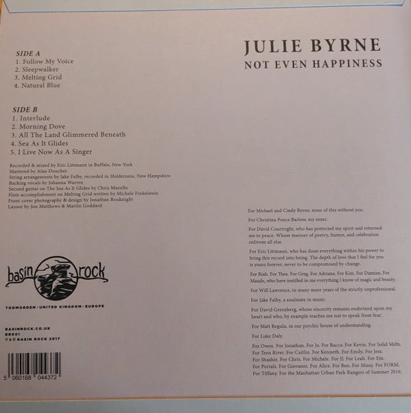 Julie Byrne - Not Even Happiness (LP) - Discords.nl