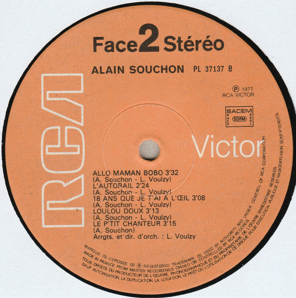 Alain Souchon : Jamais Content (LP, Album)