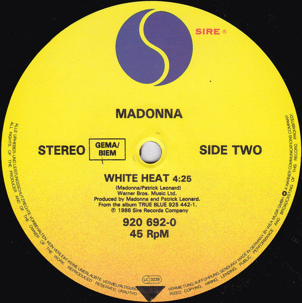 Madonna : Who's That Girl (Extended Version) (12")